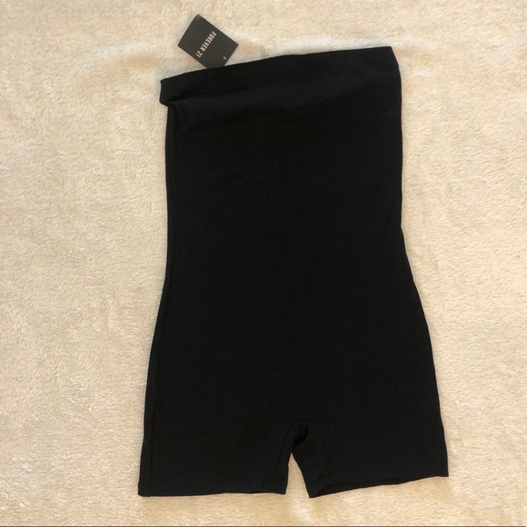 NWT Biker Shorts Tube Top Bodysuit | Size S - Picture 3 of 3